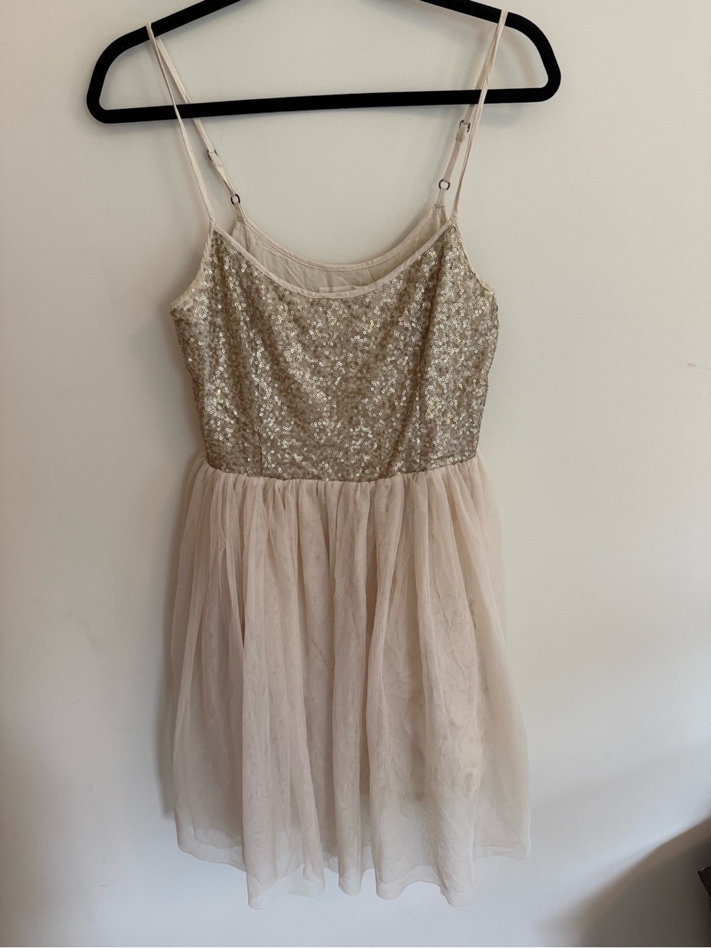 Abercrombie & Fitch Sequin Bodice Midi Dress